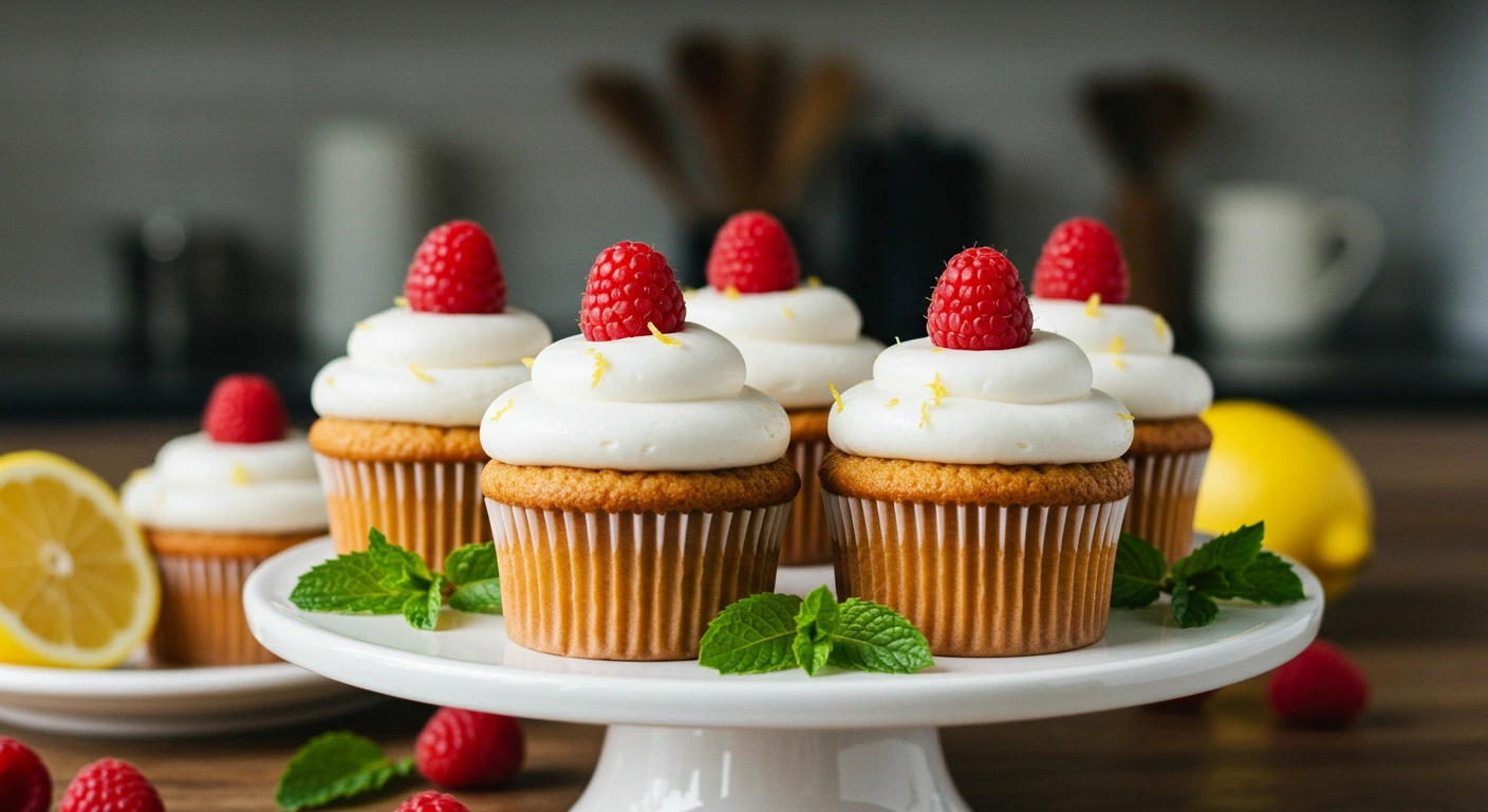 Raspberry Lemon Heaven Cupcakes - secondary view
